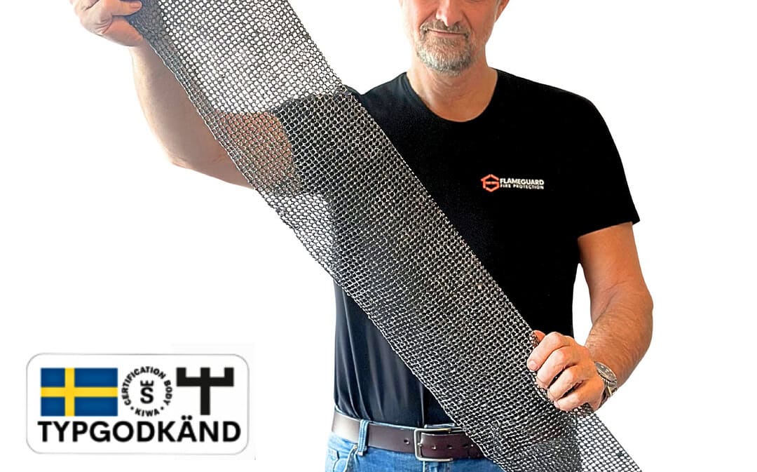 Brandnätet INCA WFS net® by Flameguard – Typgodkänt brandskydd för ventilerade fasader och takfot