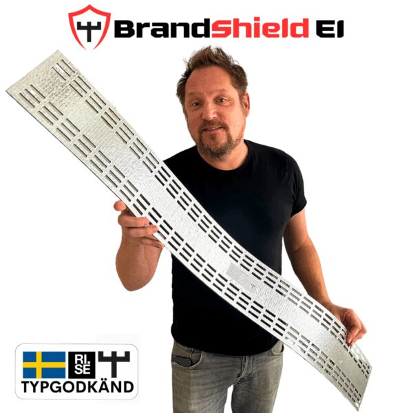 BrandShield EI – brandstopp med EI-klass för luftspalter i takfot och bakom fasadbeklädnad